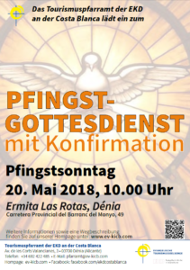 Gottesdienst zu Pfingsten mit Konfirmation 2018