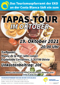 Flyer Tapas-Tour Oktober 2021