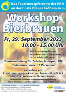 Flyer Workshop Bierbrauen 2023