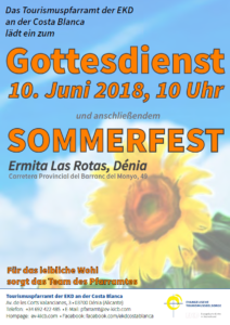 SOMMERTAGSTRAUM - Gottesdienst mit anschließendem Sommerfest des Tourismuspfarramtes